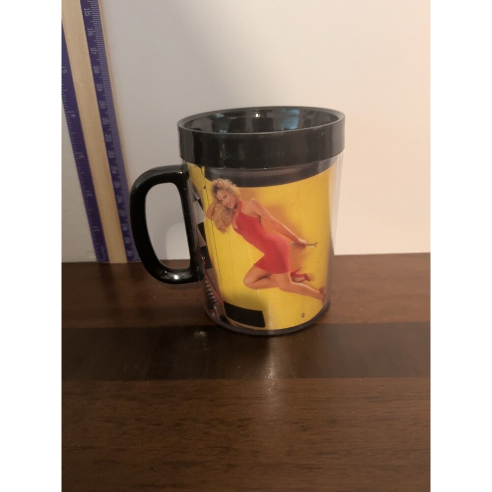 Snap-On Tools 1989 Plastic Coffee Cup Thermo Serv Toolmate Edition Pin-ups Sexy